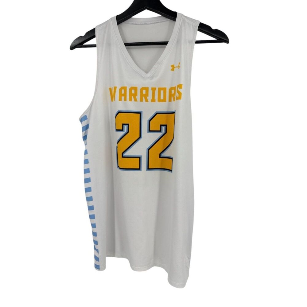 Warriors Jersey Size Large Under Armour number 22 womens athletic tank top